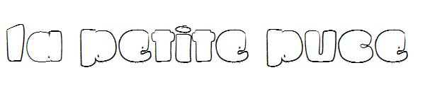 La petite puce字体