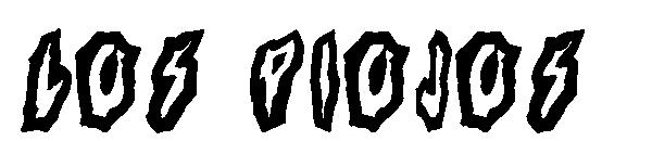 Los Piojos字体