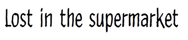 Lost in the supermarket字体