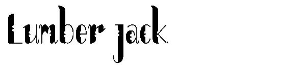 Lumber jack字体