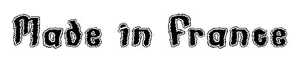 Made in France字体