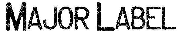 Major Label字体