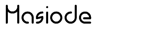 Masiode字体