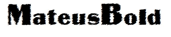 MateusBold字体