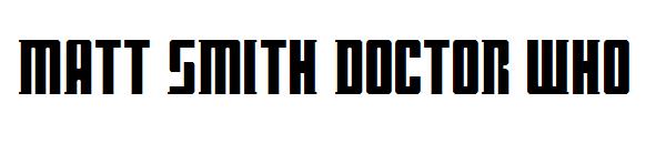 Matt Smith Doctor Who字体