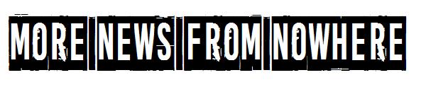 More news from nowhere字体