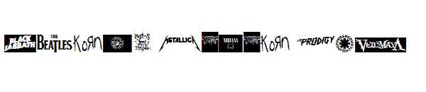 Music Logos TFB字体