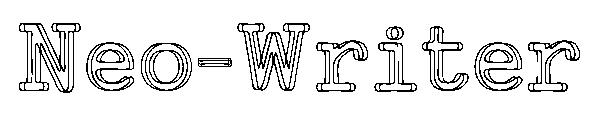 Neo-Writer字体