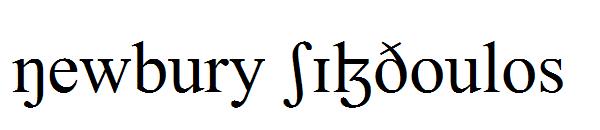 Newbury SILDoulos字体