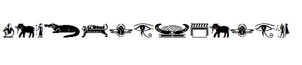 Old Egypt Glyphs字体