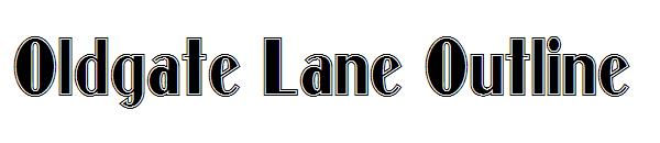 Oldgate Lane Outline字体
