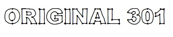 Original 301字体