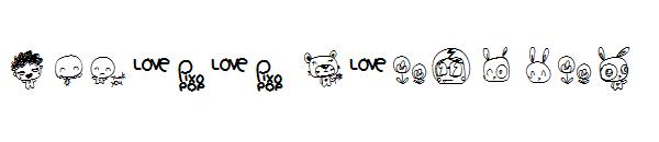 Pixopop Roughcut字体