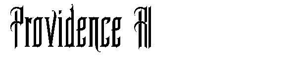 Providence RI字体