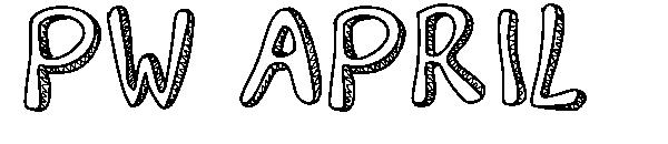 PW April字体