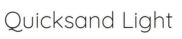 Quicksand Light字体