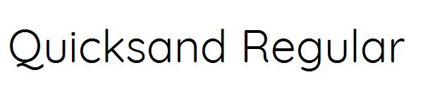 Quicksand Regular字体