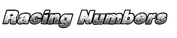 Racing Numbers字体