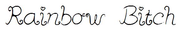Rainbow Bitch字体