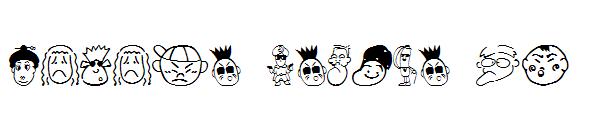 Sakabe People 01字体