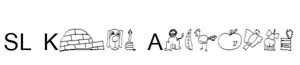 SL Kids Alphabet字体