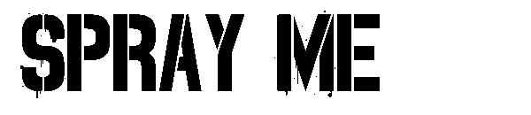 Spray Me字体