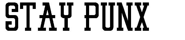 Stay Punx字体