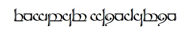 Tengwar Sindarin字体