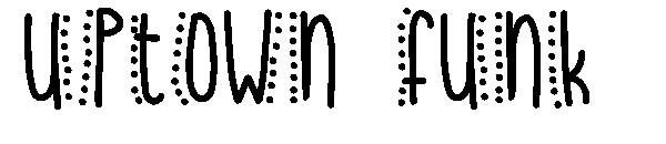 Uptown Funk字体