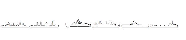 US Navy字体