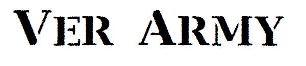 Ver Army字体