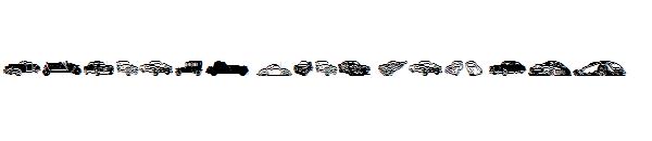 Vintage Auto Cars TFB字体
