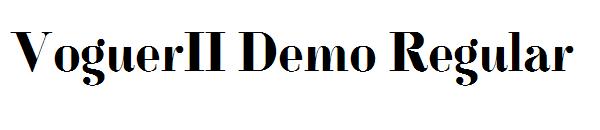 VoguerII Demo Regular字体