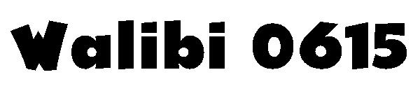Walibi 0615字体