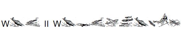 War II Wairplanes字体