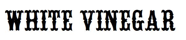 White Vinegar字体