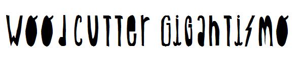 Woodcutter Gigantismo字体