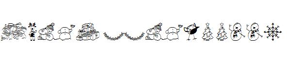Xmas Cartoon字体