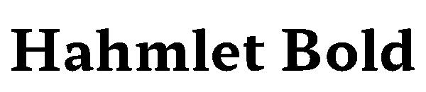 Hahmlet Bold字体