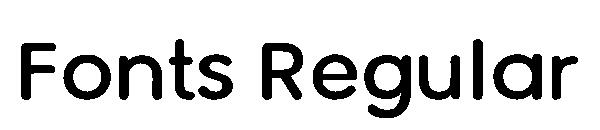 Fonts Regular字体