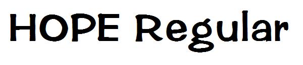 HOPE Regular字体