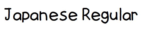 Japanese Regular字体