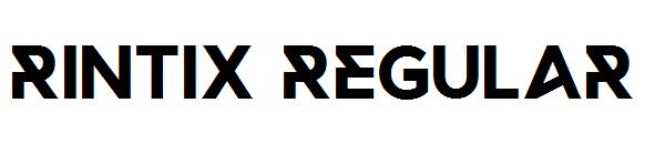 Rintix Regular字体