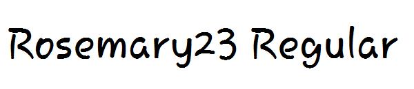 Rosemary23 Regular字体