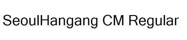 SeoulHangang CM Regular字体