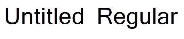 Untitled Regular字体