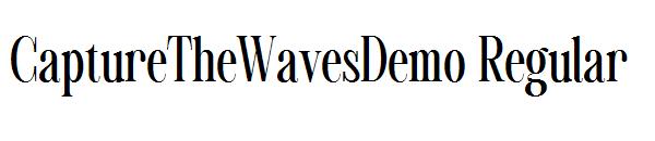 CaptureTheWavesDemo Regular字体