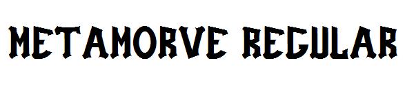Metamorve Regular字体