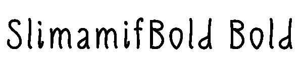SlimamifBold Bold字体