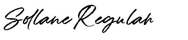 Sollane Regular字体